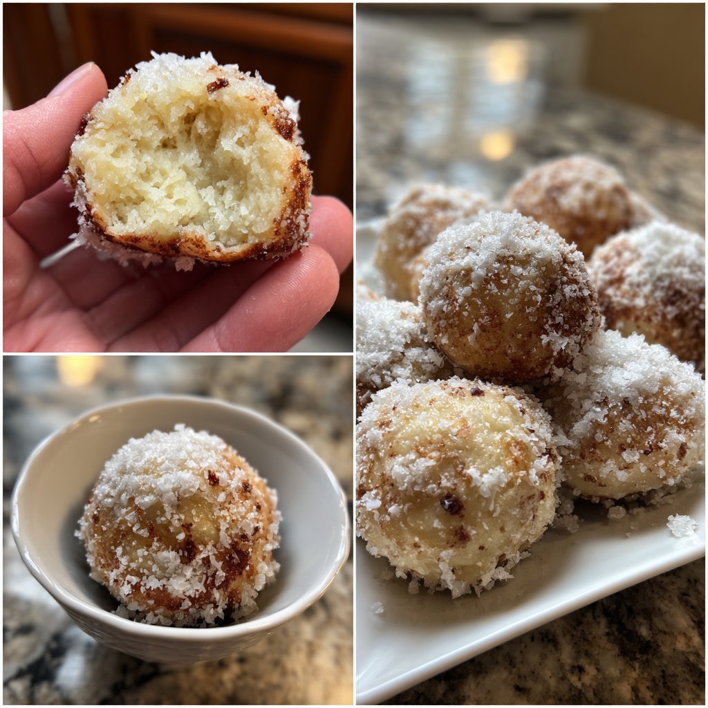 Quarkbällchen mit Zitronenzucker