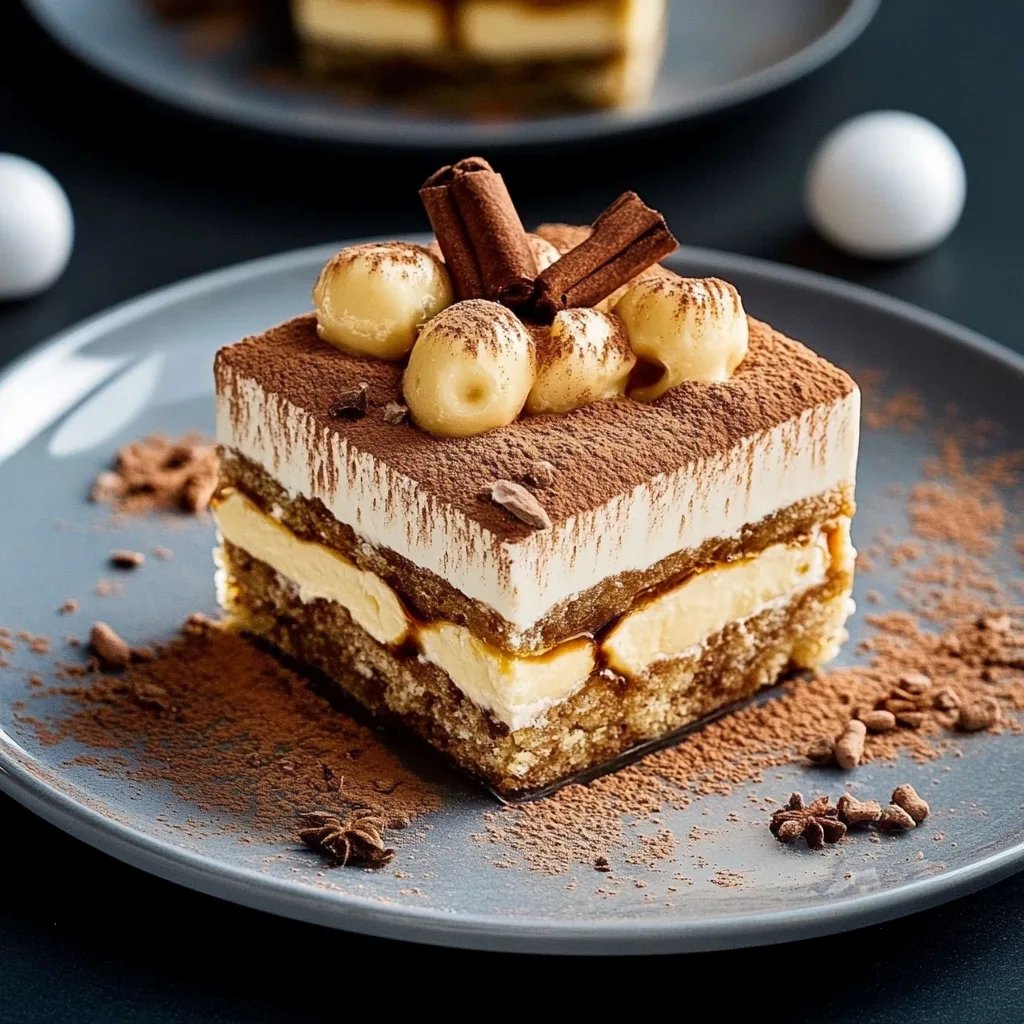 Bratapfel Tiramisu mit Spekulatius