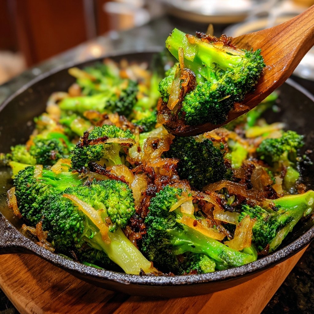 Brokkoli Pfanne Mit Zwiebeln