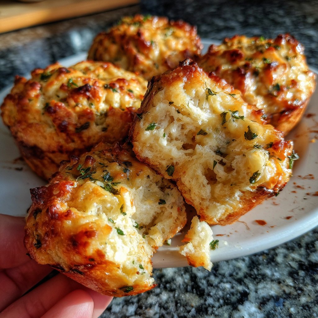 Herzhafte Muffins mit Käse und Kräutern