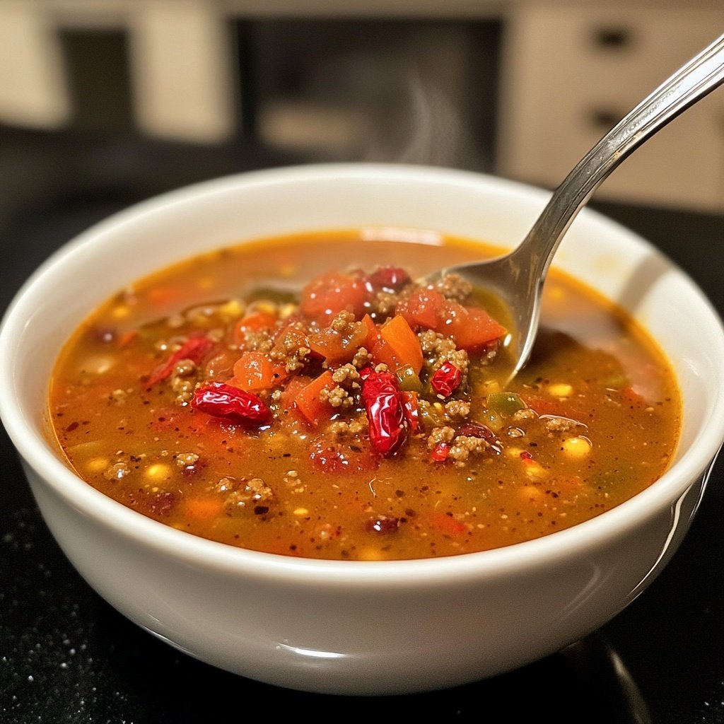 Tomatensuppe mit Chili