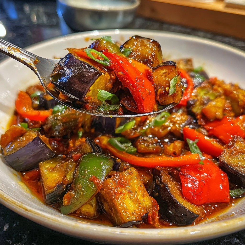 Auberginenpfanne leicht