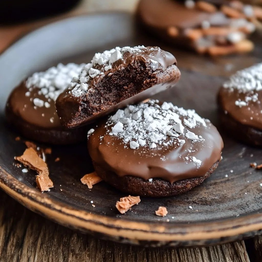 Lebkuchen Schokoküsse
