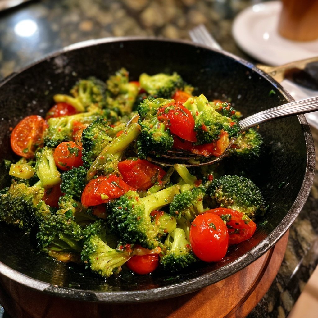 Brokkoli Pfanne Mediterran