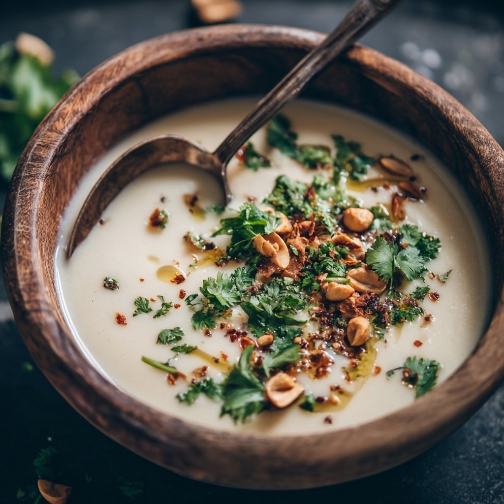 Blumenkohl Suppe Mit Kokosmilch