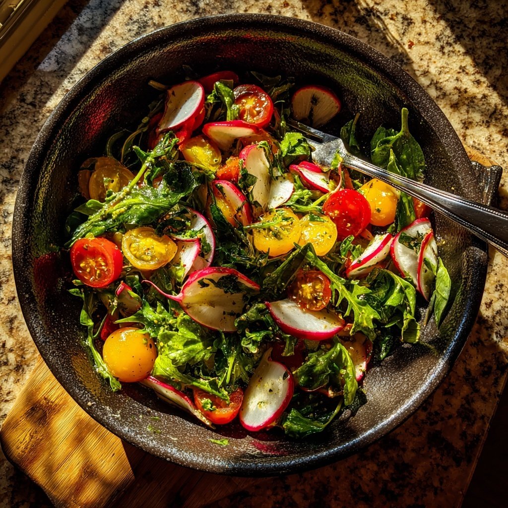 Grill Beilagen Salat Mit Radieschen