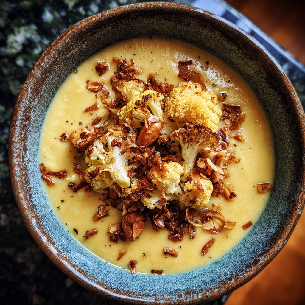 Blumenkohlsuppe mit Muskat