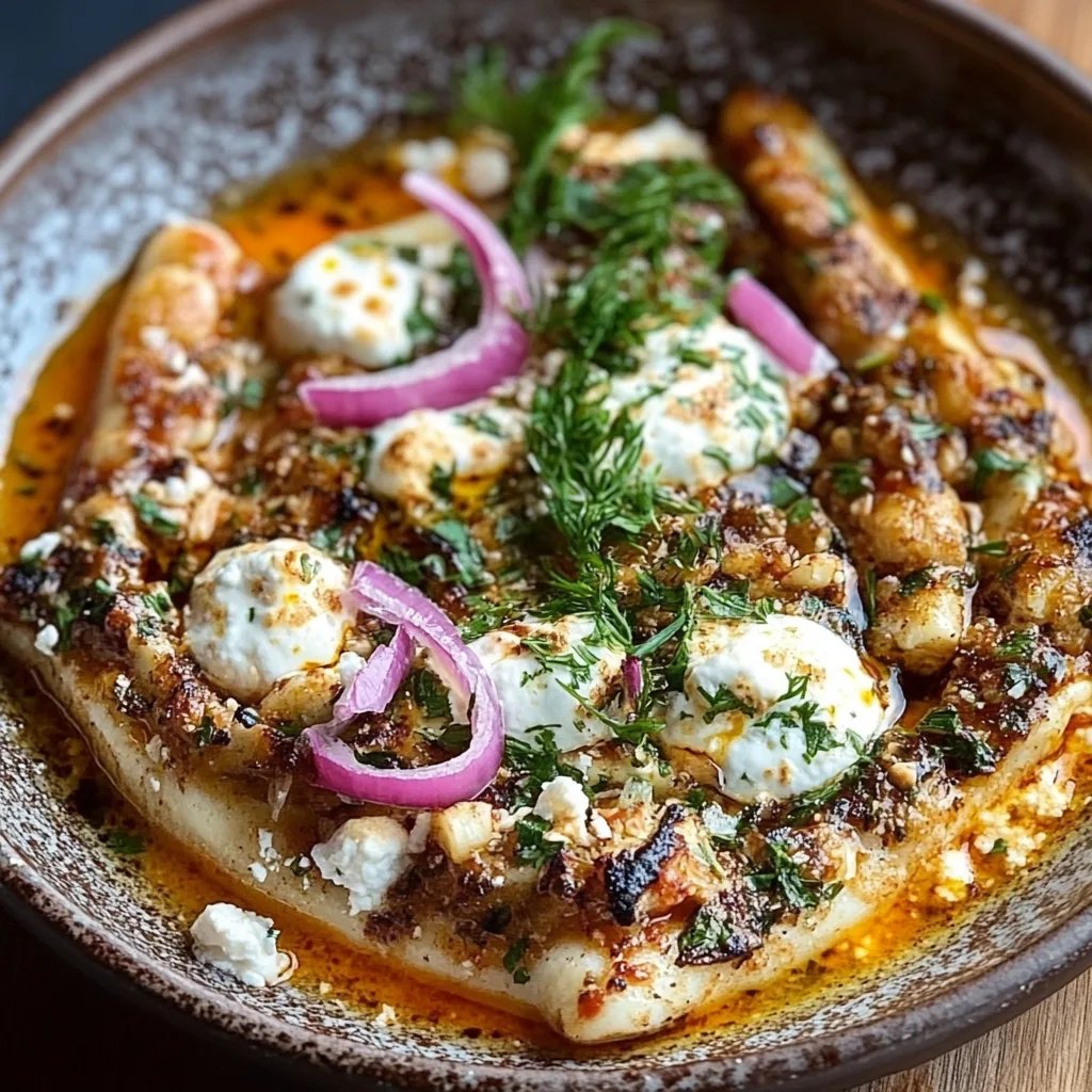 Griechische Kritharaki-Pfanne