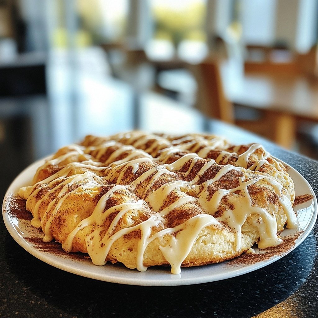 Zimtschneckenkuchen ohne Hefe