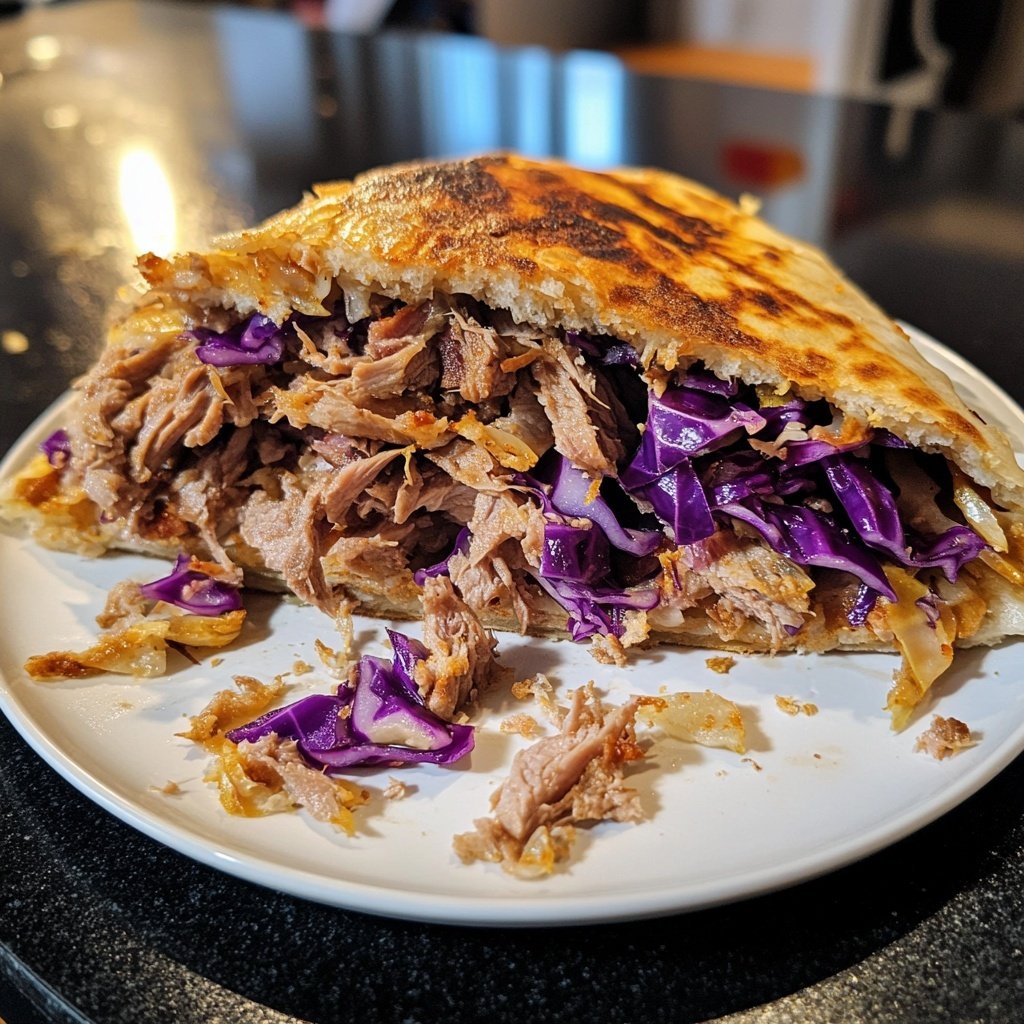 Döner mit Rotkohl