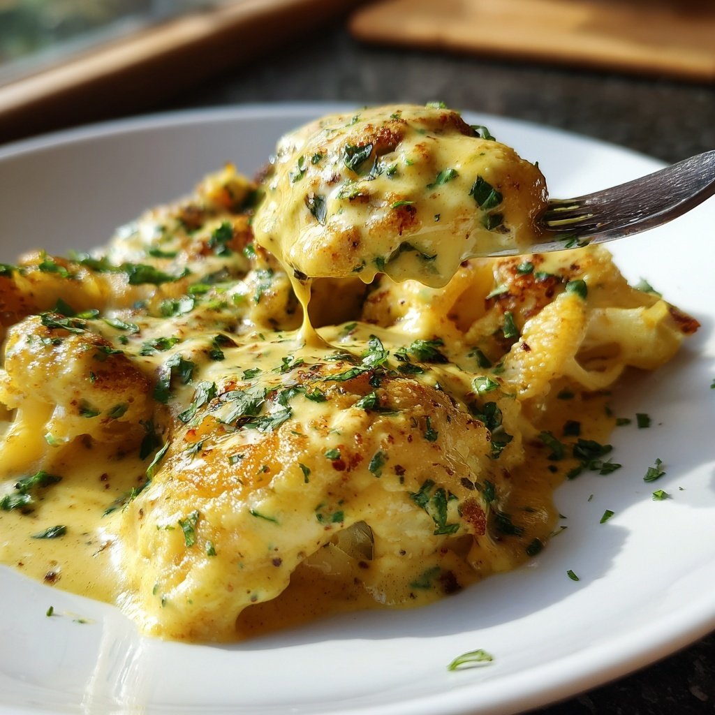 Blumenkohl mit Senfsauce