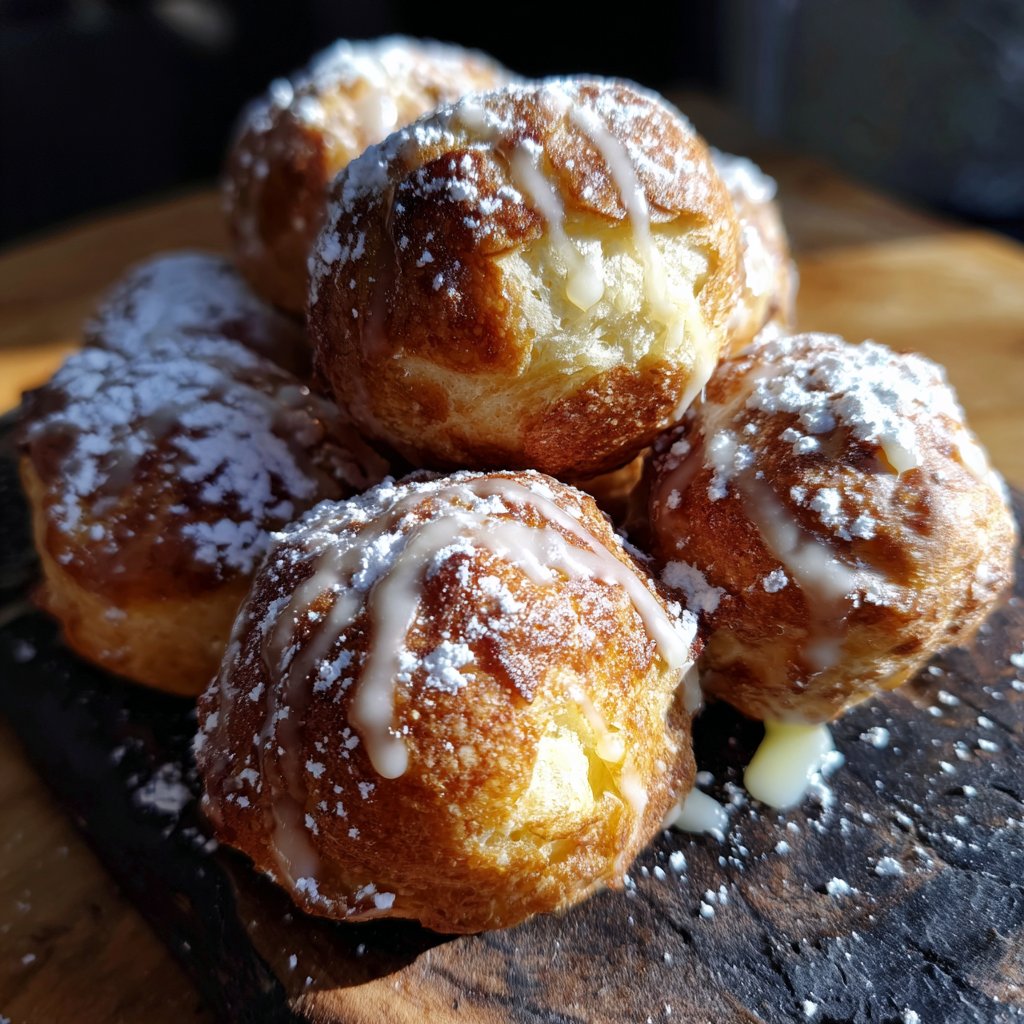 Quarkbällchen mit Vanillequark