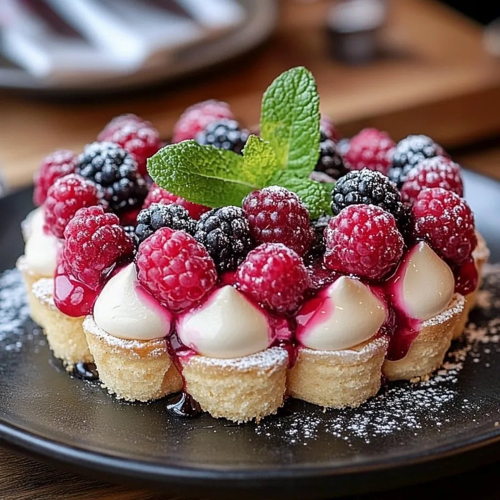 Himbeer-Vanille-Törtchen