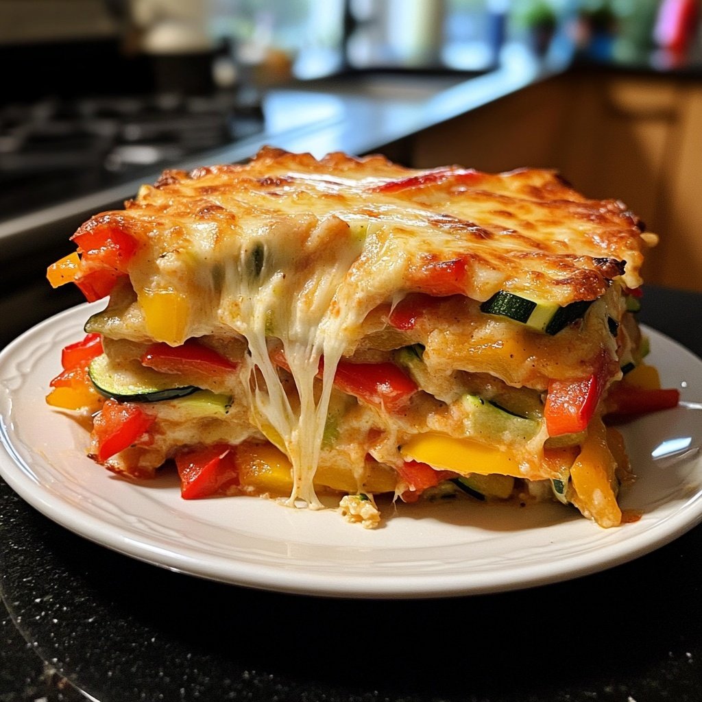 Gemüseauflauf mit Paprika