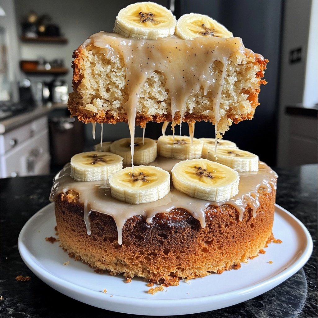 Bananenkuchen mit Vanille