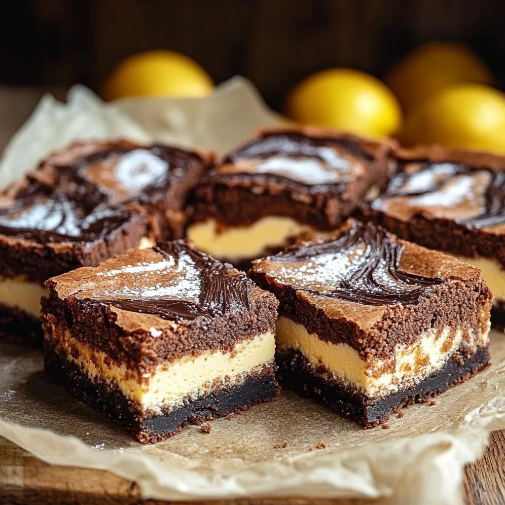 Köstliche Cheesecake Brownies