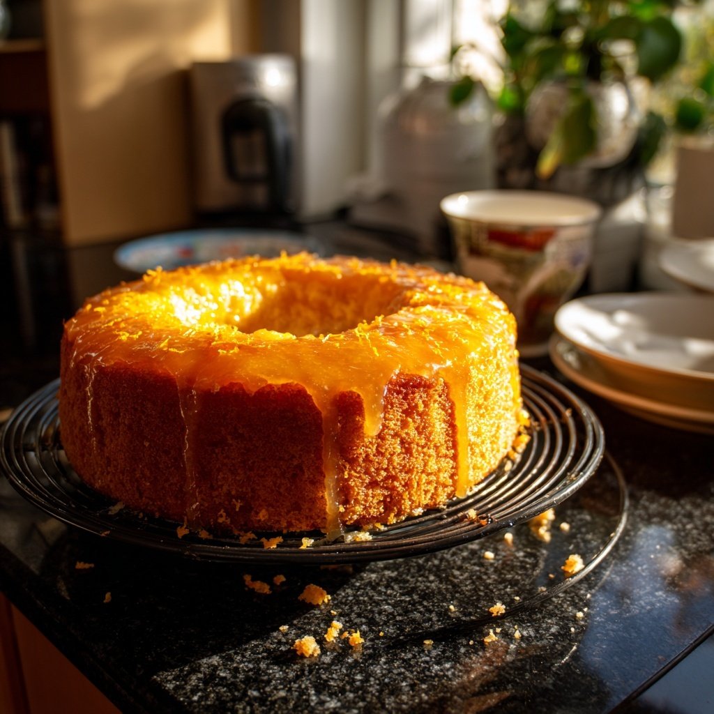 Karotten-Blechkuchen mit Zitronenglasur